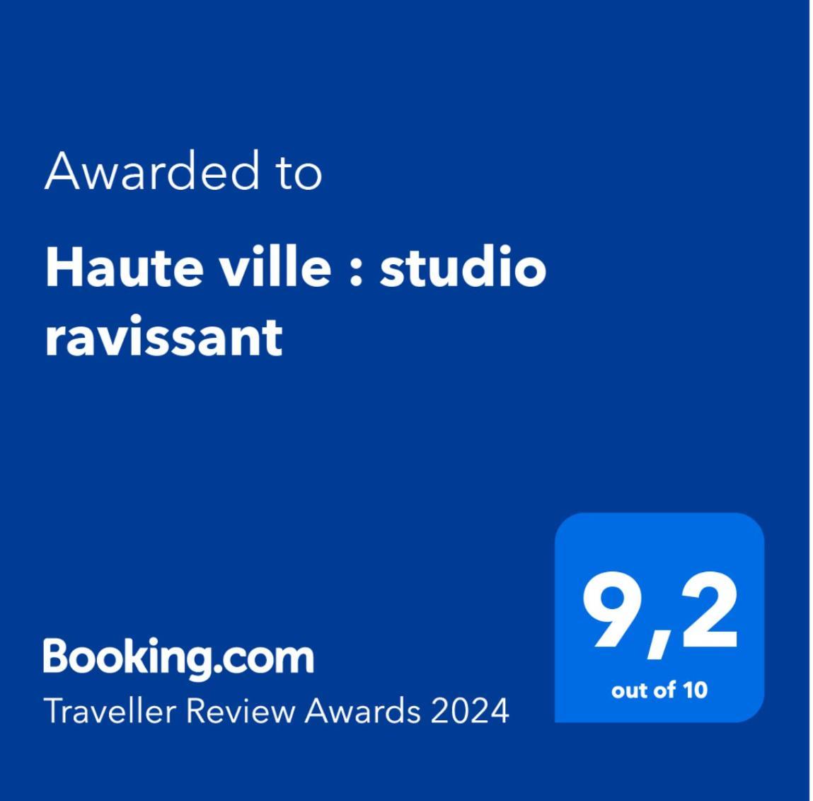 Haute Ville : Studio Ravissant Granville Buitenkant foto